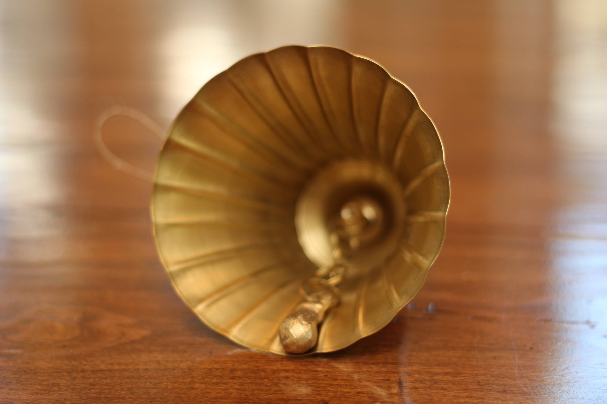 Scalloped Brass Bell