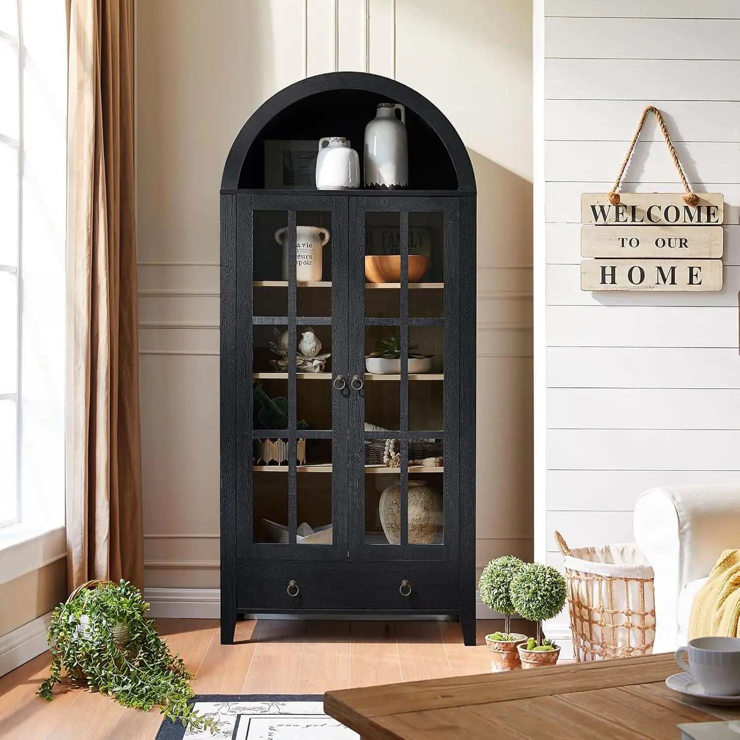 Arlington Arched Display Cabinet