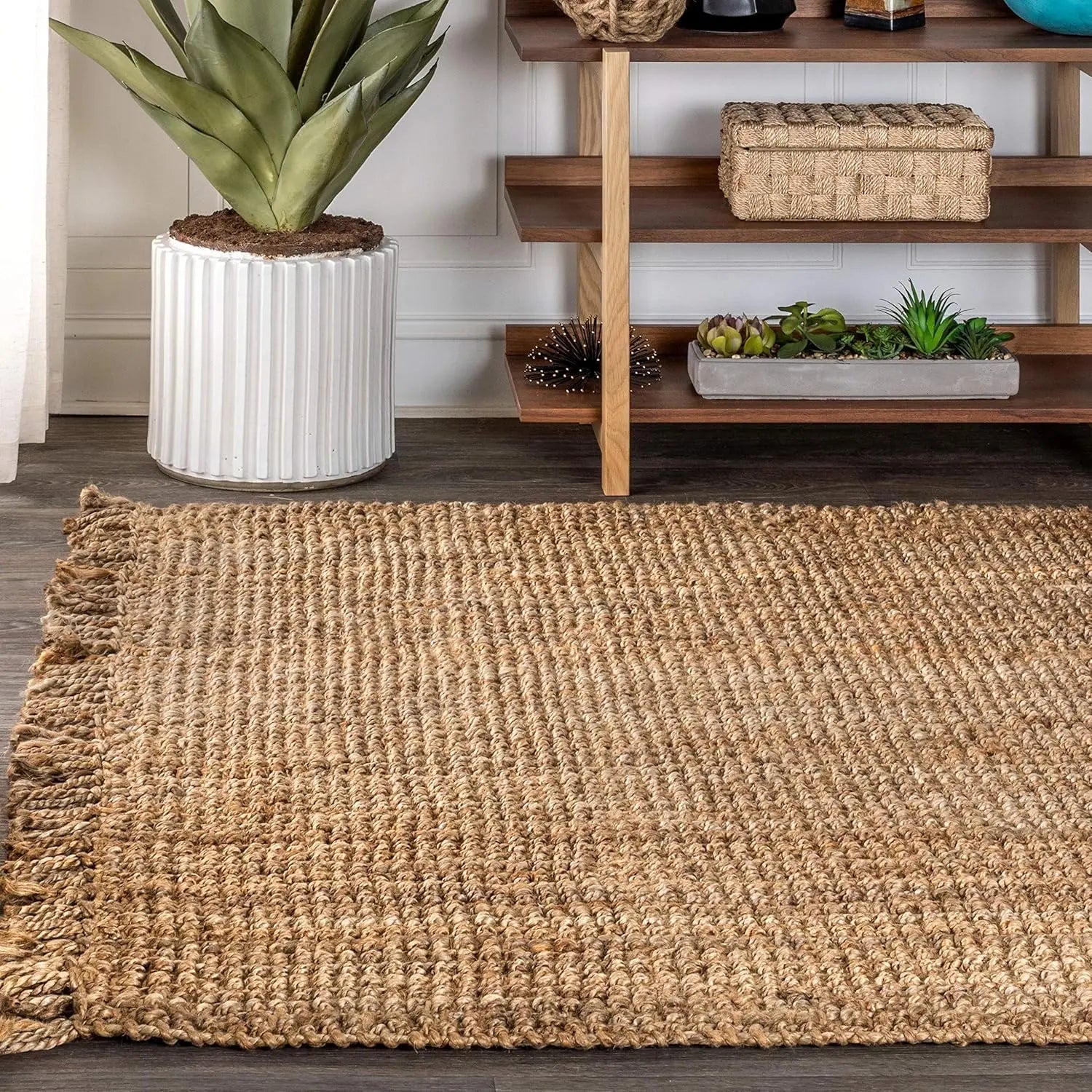 Hand Woven Jute Rug