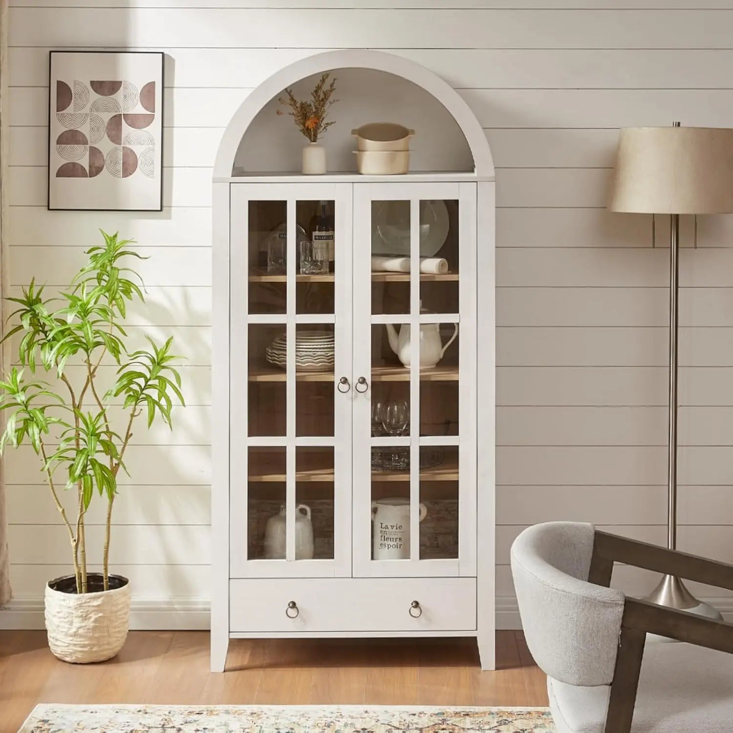 Arlington Arched Display Cabinet