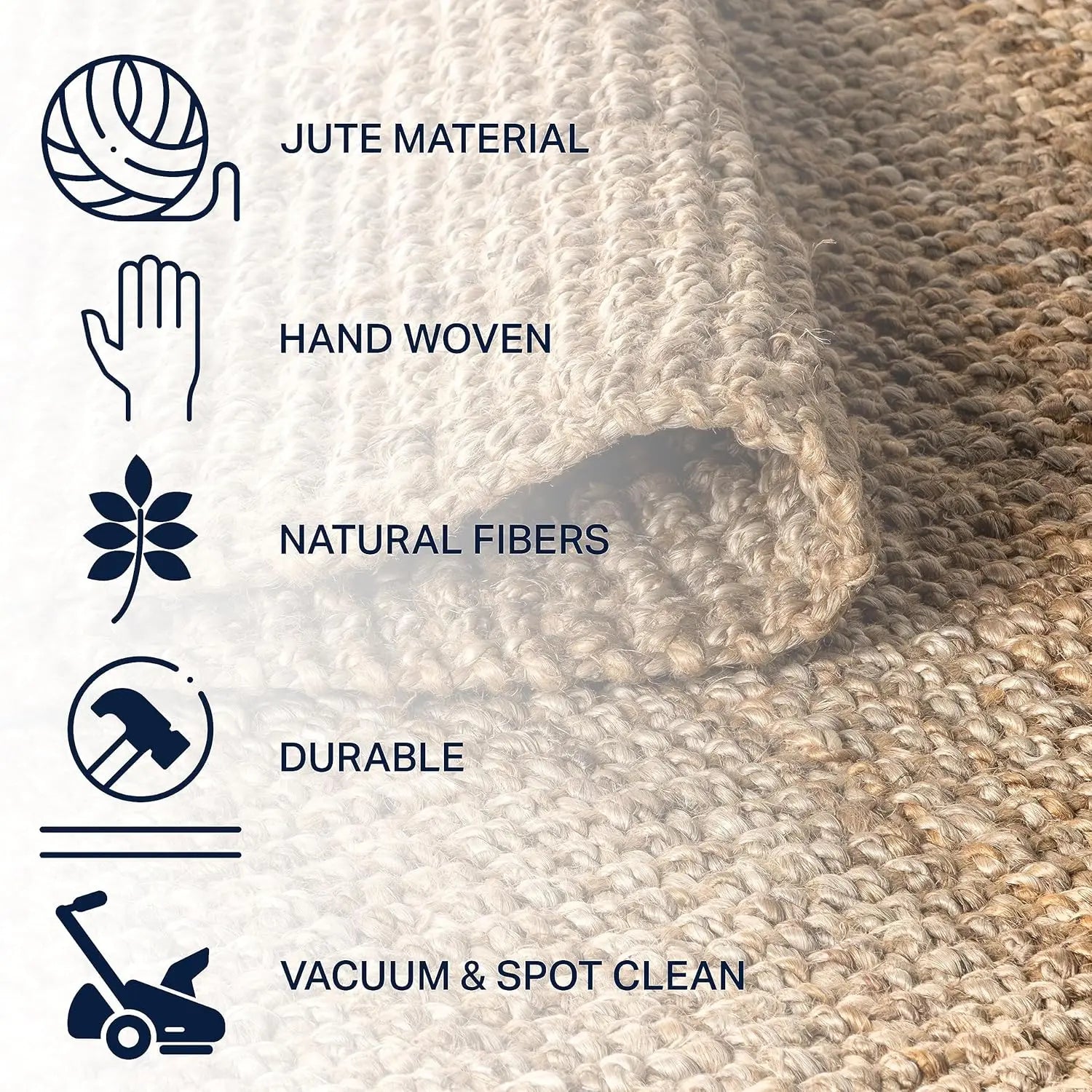 Hand Woven Jute Rug