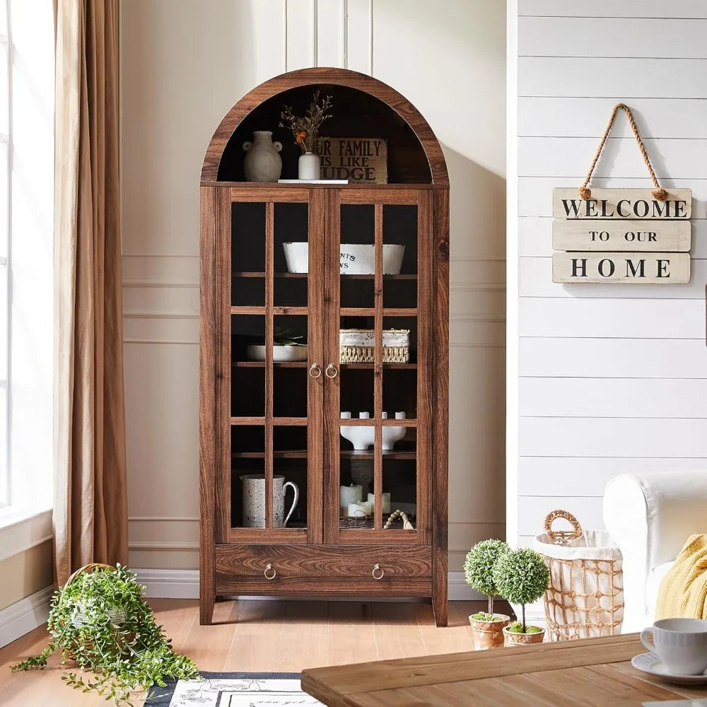 Arlington Arched Display Cabinet