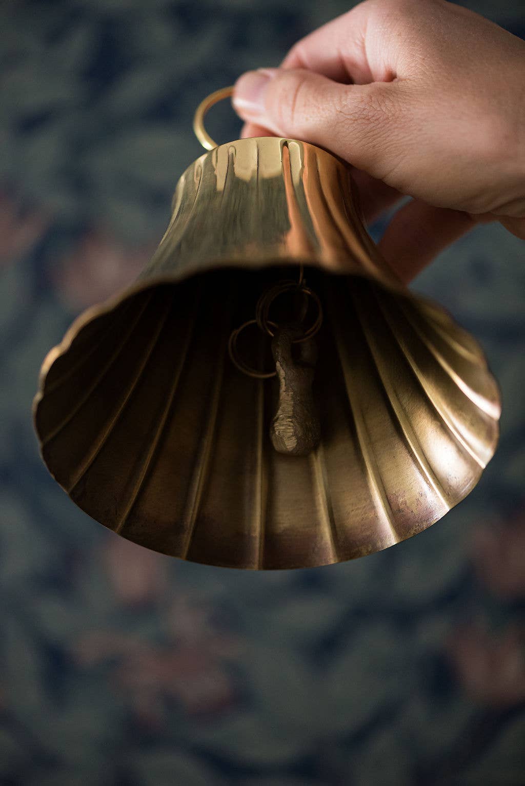 Scalloped Brass Bell