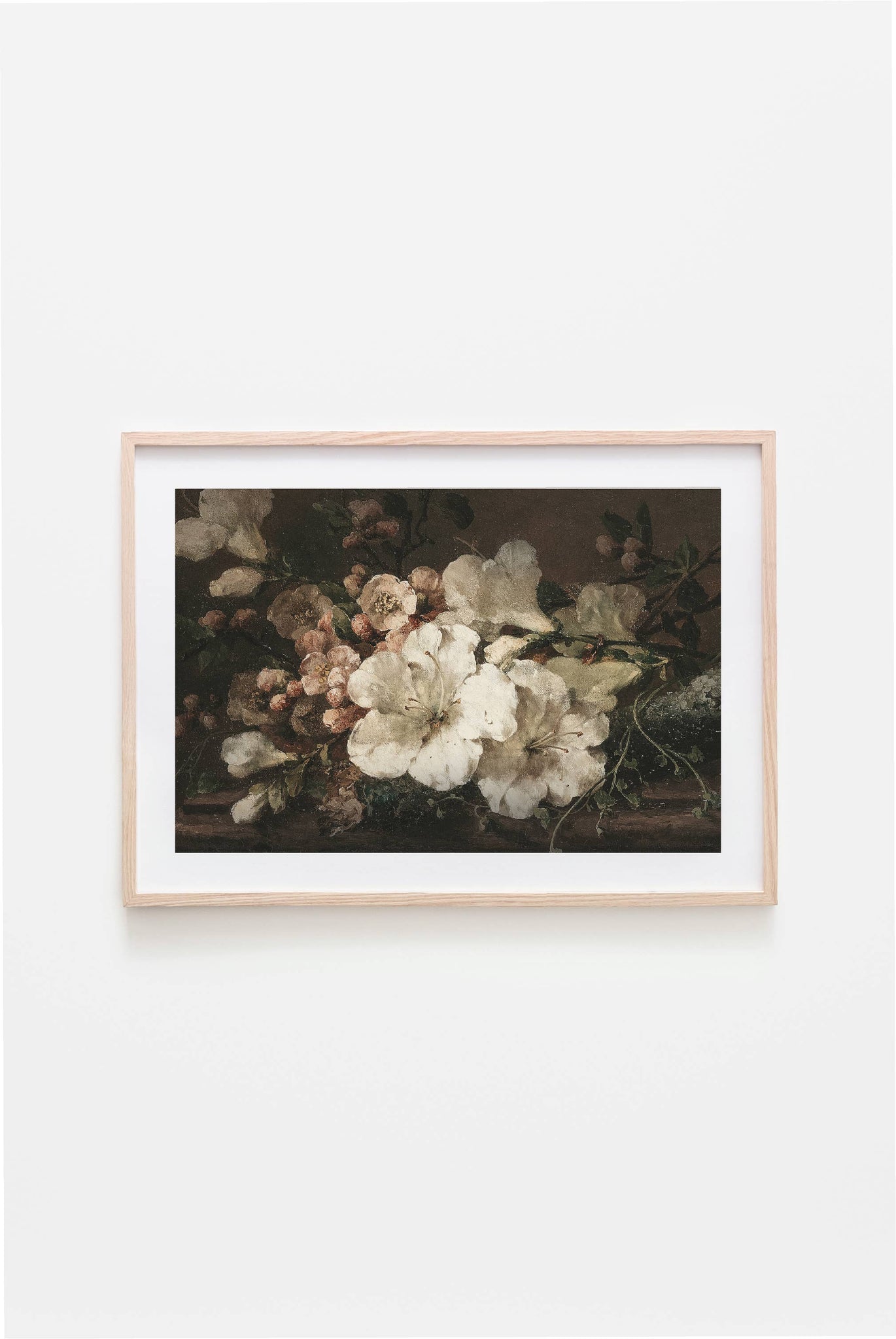 Moody Floral Art Print